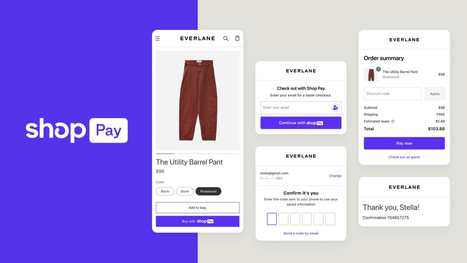 Scopri la magia del componente Shop Pay, il checkout a più alta conversione integrato con tutte le piattaforme commerciali