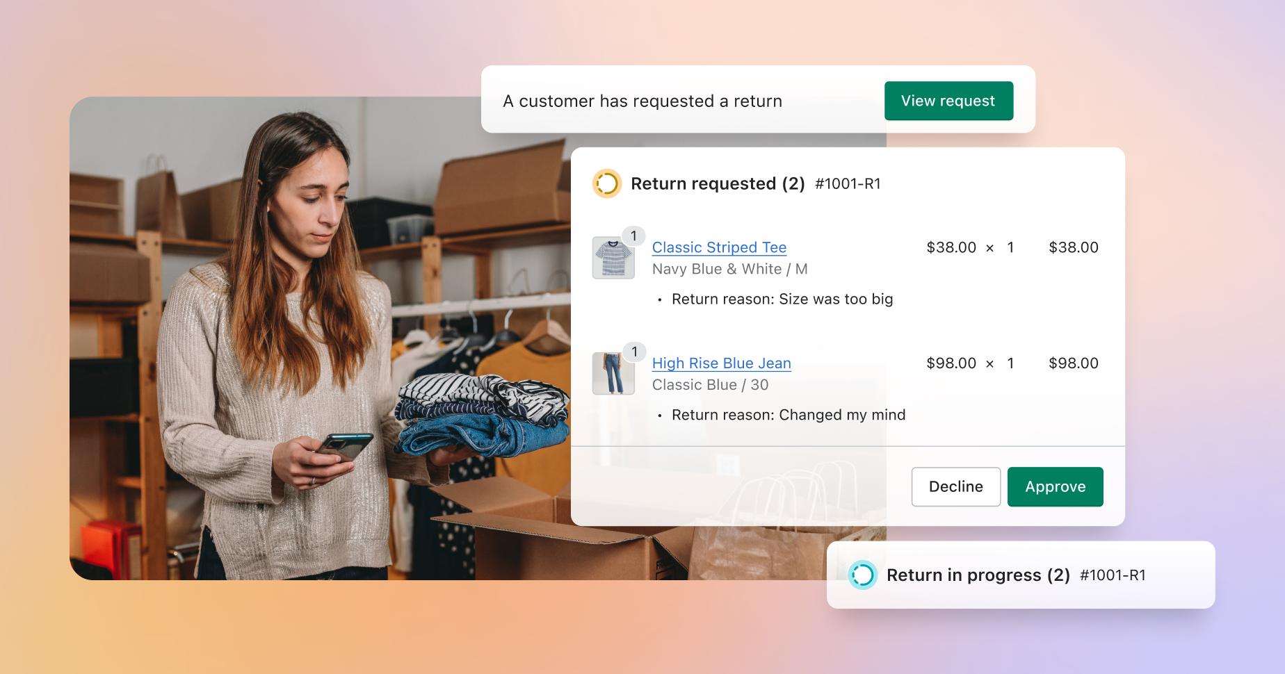 Come gestire resi con Shopify