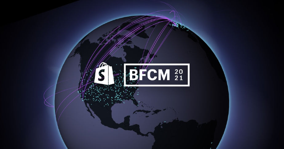 Guardate le vendite globali del BFCM in tempo reale con la mappa live di Shopify