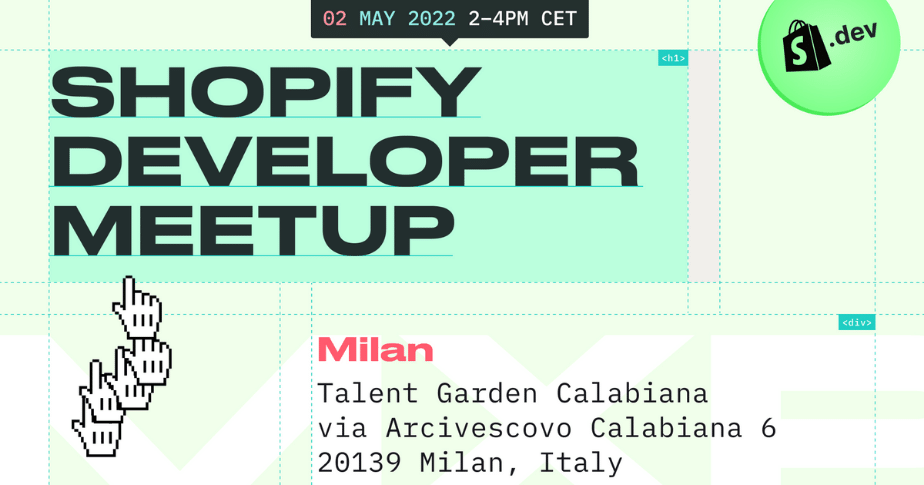 Shopify Developer Meetup: il 2 maggio un nuovo evento targato Shopify