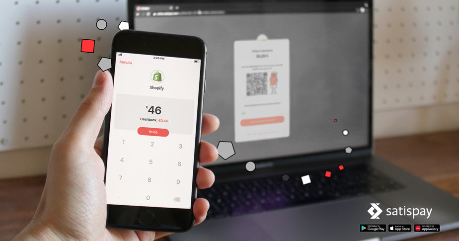 Annuncio: Satispay è ora disponibile per tutti i merchant Shopify in Italia
